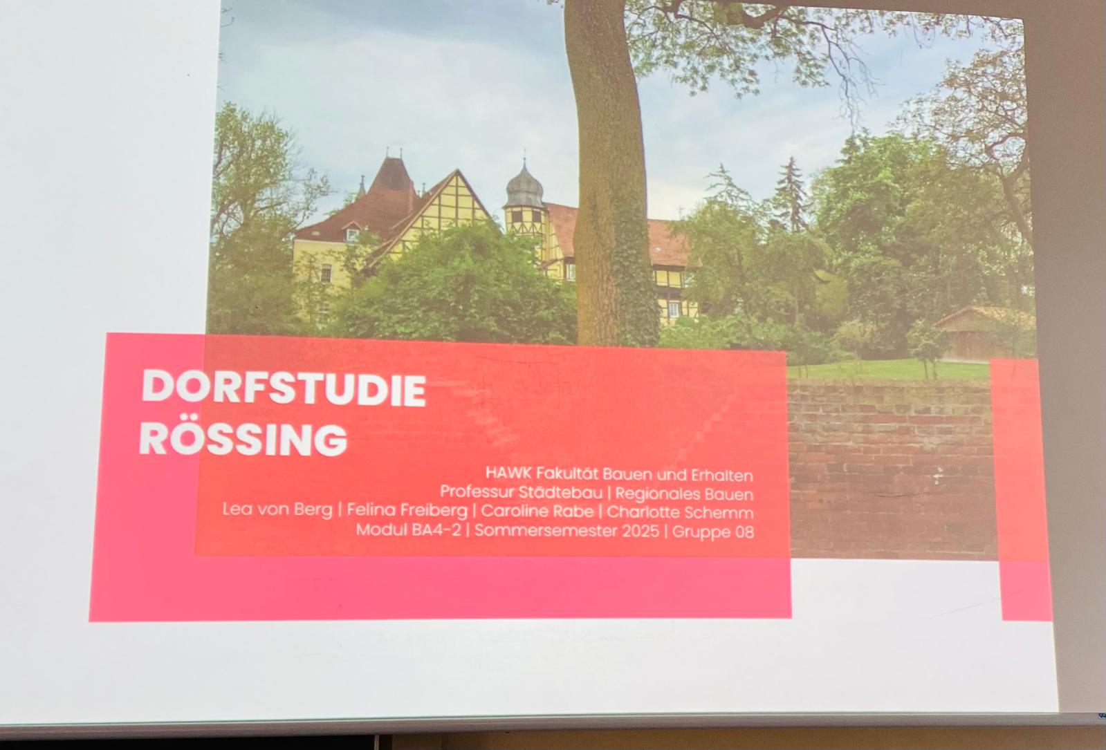 Präsentation der Studienarbeit